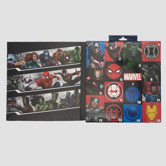Disney Marvel Advent Calendar Socks 15 pk - Picture 7 of 14